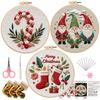2025 Handgemachtes Weihnachtsstickerei DIY-Set - Englische Anleitung