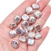 Baroque Style ABS Pearl Beads Heart Butterfly Pendant for DIY Jewelry 2pcs/Bag