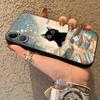 Cartoon Cat Funda Phone Cover Case for Apple iPhone 17 Pro Max 16 12 13 14 15 Pro 7 8 Air XR XS MAX 11