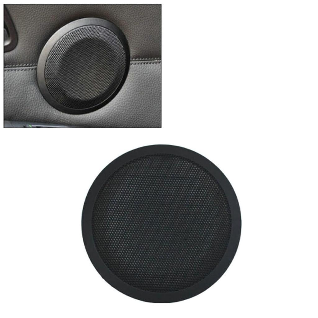 Car Door Panel Loud-Speaker Cover for BMW 3Series E90 320i 318i Front Door Speaker Cover 51417144563/7144563 (Black)