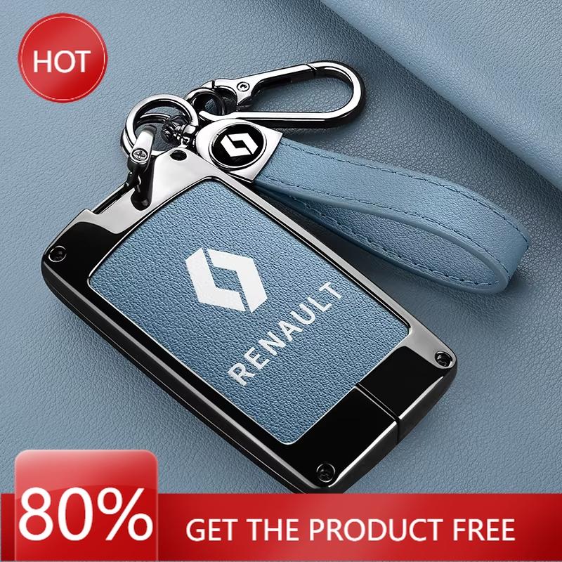 2026 Hot For Renault Hub Caps Car Key Case Cover Key Bag For Renault RS Scenic Clio Laguna 2 3 4 5 Kangoo Fluence Megane Trafic