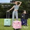 Chariot de courses pliable et portable