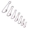 100PCS/Set Stainless Steel Fishing Pin Cucurbit Shape Hooked Snap Pin