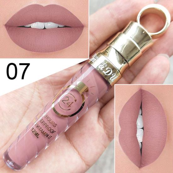 Lip Tint Gloss Tekutá rtěnka Voděodolný hydratační make-up