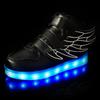 Jesienne Dziecięce Buty ze Skrzydłami LED Świecące Buty Ładowane przez USB Fluorescencyjne Buty Hip-hopowe dla Uczniów