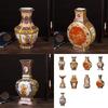 Elegant Chinese Ceramic Craft with Enamel Detailing Desk Ornament for Home Decoration and Gift Giving