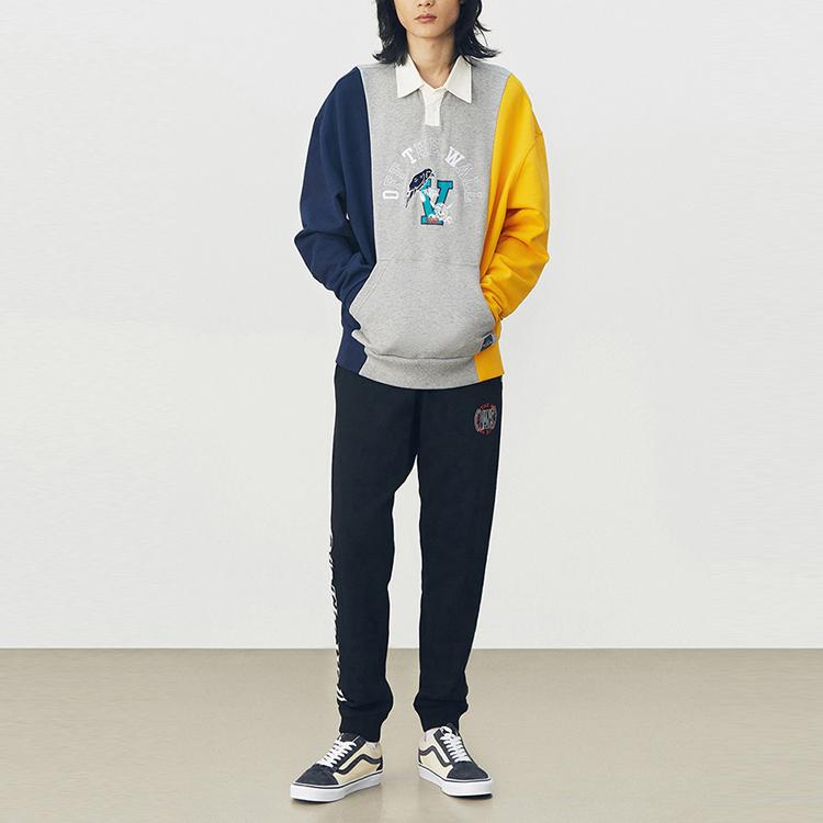 Vans Letter Print Knitted Casual Sports Pants Men bottoms Black VN0A54JCBLK