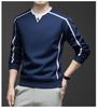 Embroidered Pony Logo Men's Sweatshirt: Fleece-Lined Cotton Blend for 2025 Autumn/Winter Fashion