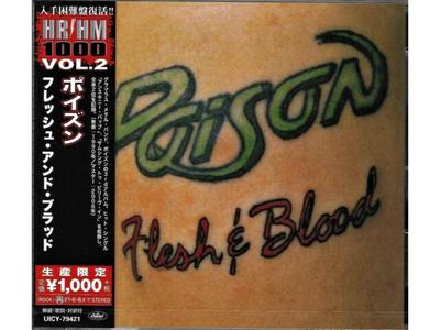 [CD] Flesh & Blood 2 Bonus Tracks Edycja Limitowana POISON UICY-79421 Heavy Metal