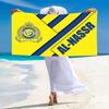 Al-Nassr Print Beach Towel, Large Soft Quick Dry Towel for Beach Camping Swimming