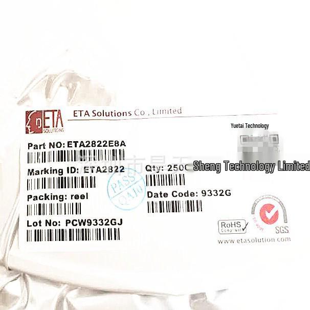 

ETA2808E8A, ETA2822E8A, ETA2845S2G, ETA2847S2G SOP Chips by Yutai