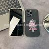 English graffiti applies to iPhone15 mobile phone case 14PROMAX all-inclusive 13 anti-drop 16/15 protective case 17