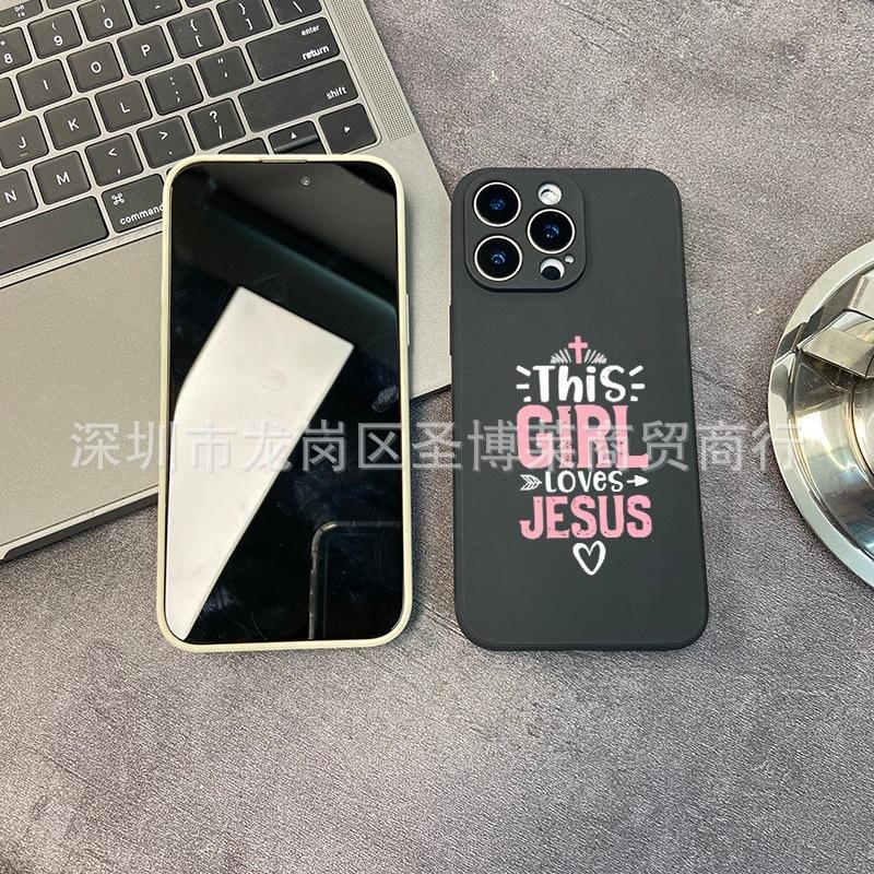 English graffiti applies to iPhone15 mobile phone case 14PROMAX all-inclusive 13 anti-drop 16/15 protective case 17