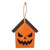 Halloween Wooden Hanging Decoration One-Sided Small House Ornament for Holiday Festive Decor
