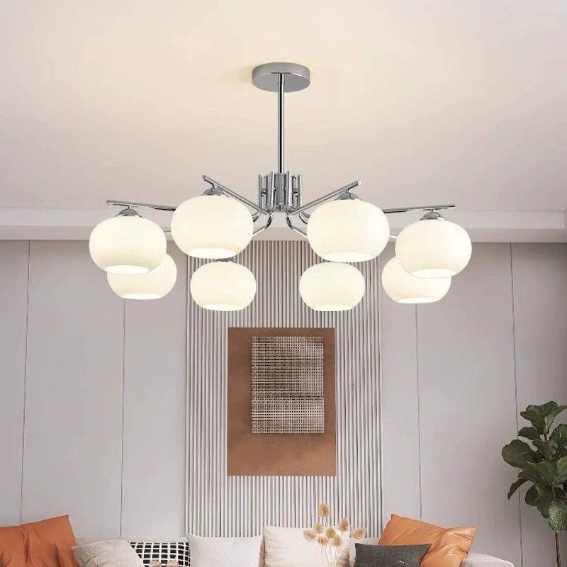 Modern Nordic Cream Chandelier - Luxury Living Room & Restaurant Lighting