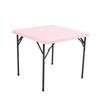Stretch Spandex Square Tablecloth Washable Solid Color Fitted Table Cloth Wrinkle Resistant Elastic Table Cover Banquet