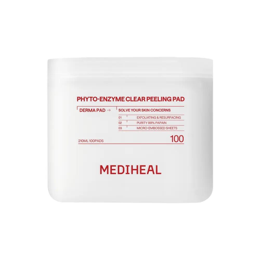 MEDIHEAL Phyto-Enzyme Peeling Pad Dead Skin Cell Care Daily Facial Toner Pads 100 Sheets