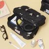 Large Black Rabbit Travel Cosmetics 3-Piece Set Pouch