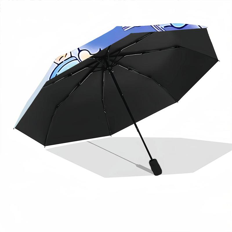 1pc Kawaii Stars: Cute Automatic Opening/Closing Umbrella with Foldable Design, Iron Frame, Outdoor Use, Perfect Gift for Fans, Travelers, Daily Use,