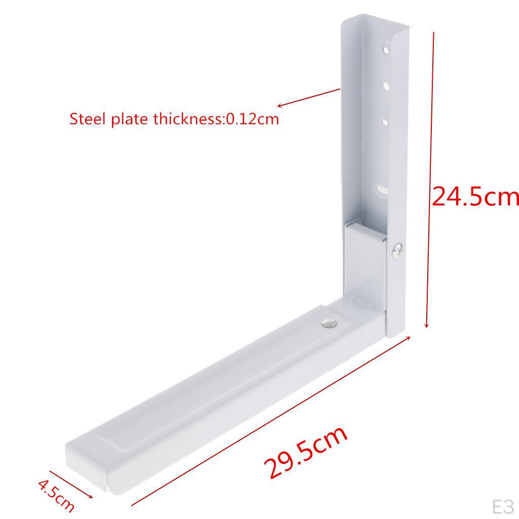 Folding Stainless Steel Microwave Oven Mounted Bracket Supportor