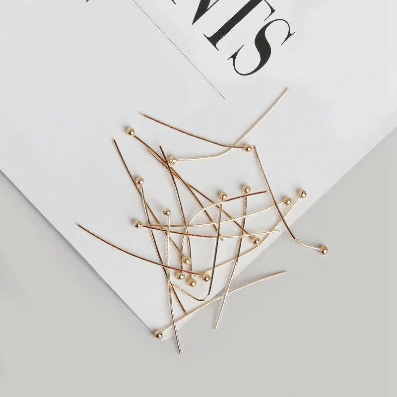 100 Round Head Ball Pins for DIY Jewelry Making and Earrings