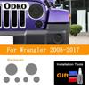 Car Headlight security Black Protective Film Taillight TPU adhesive film Sticker Accessore For Jeep Wrangler Gladiator 2008-