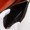 LOUIS VUITTON Emily Purse M62011 Brown / orange Monogram canvas Women Used