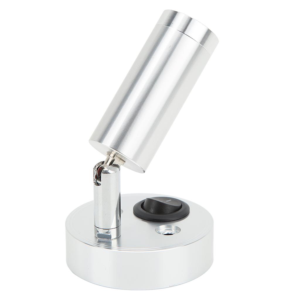 RV Bedside Reading Light Rotatable Wall Mount LED Spot Reading Light 3W with for Boat