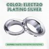 51117127941 51117127942 Car Front Fog Lights Frame Fog Lights Trim Ring For Mini R50 R52 R53 2002-2006 Silver