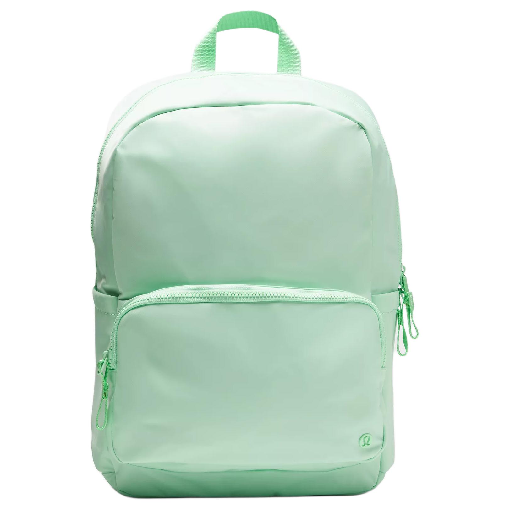 Lululemon Everywhere 22L Fresh Fashion Nylon Backpack Unisex Backpack Citrus-Lime Ocean-Blue LU9CMAS-071913 Shetland Lime/Ocean