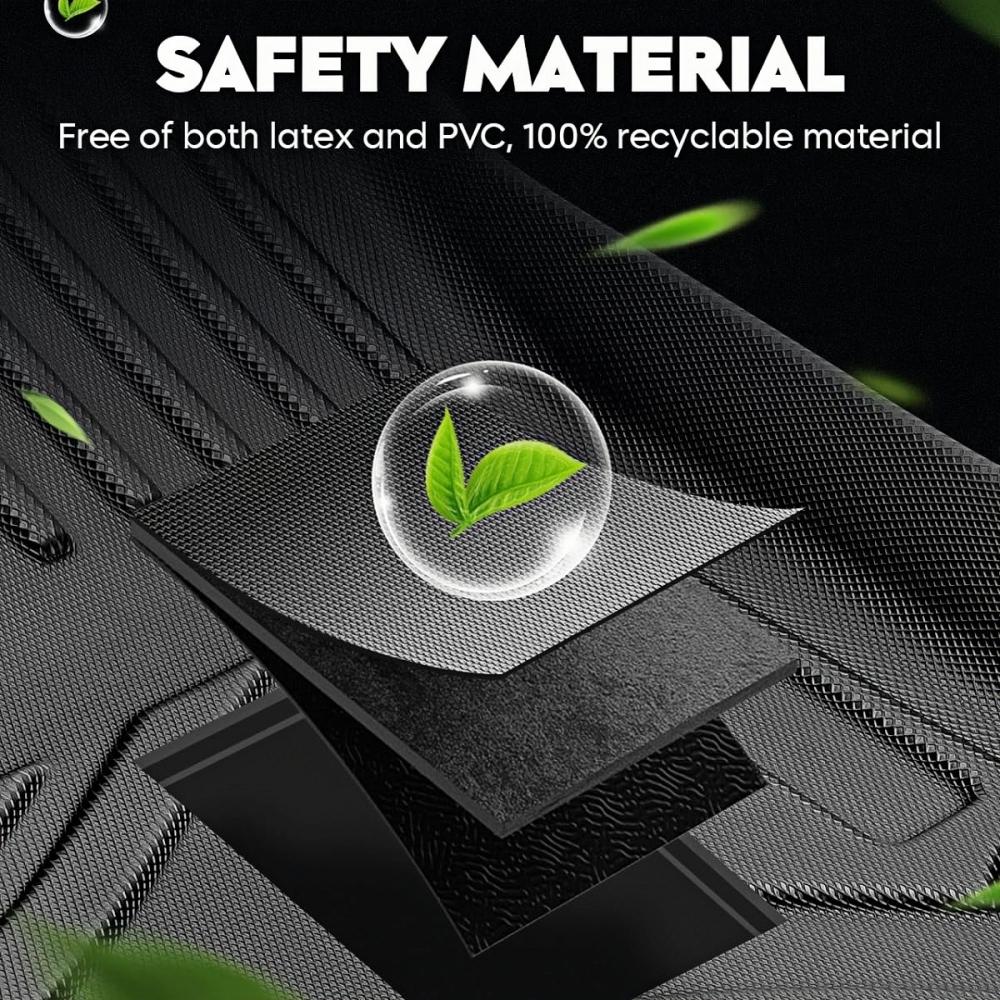 For Dacia Spring EV Car Floor Mats Trunk Mat TPE 3D Foot Mat Set Accessories Left Hand Drive