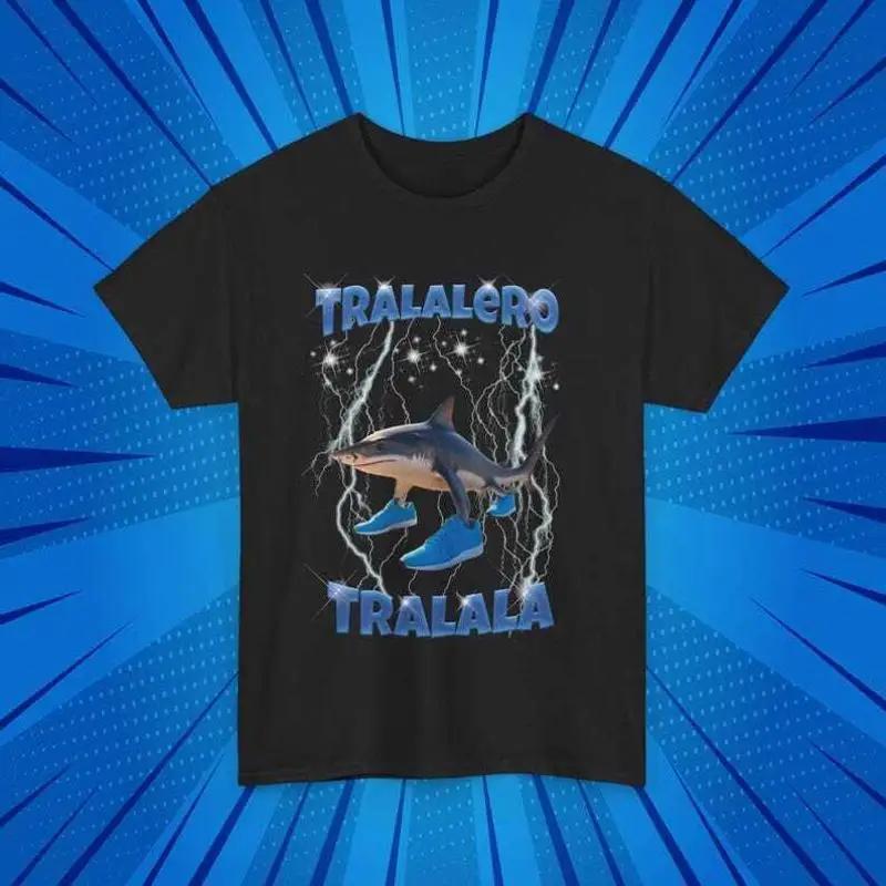 

Tralalero Tralala Funny T Shirt Humorous For Friend 5XL різнокольоровий