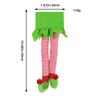 New Christmas Green Fabric Elf Legs Props Doll Decorations Pendants Holiday Puppets Christmas Tree Decoration home accessories