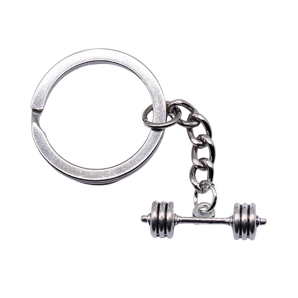 Metal Fittings Yoga Keychain Sport Theme Key Ring Souvenir 28mm