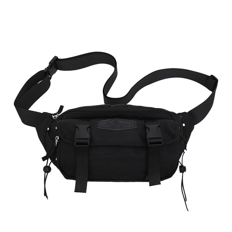 New Cross Body Bag Trend Men's Chest Bag Tide Brand Small Bag Multifunctional Large Capacity Pocket Sports Cycling Backpack
