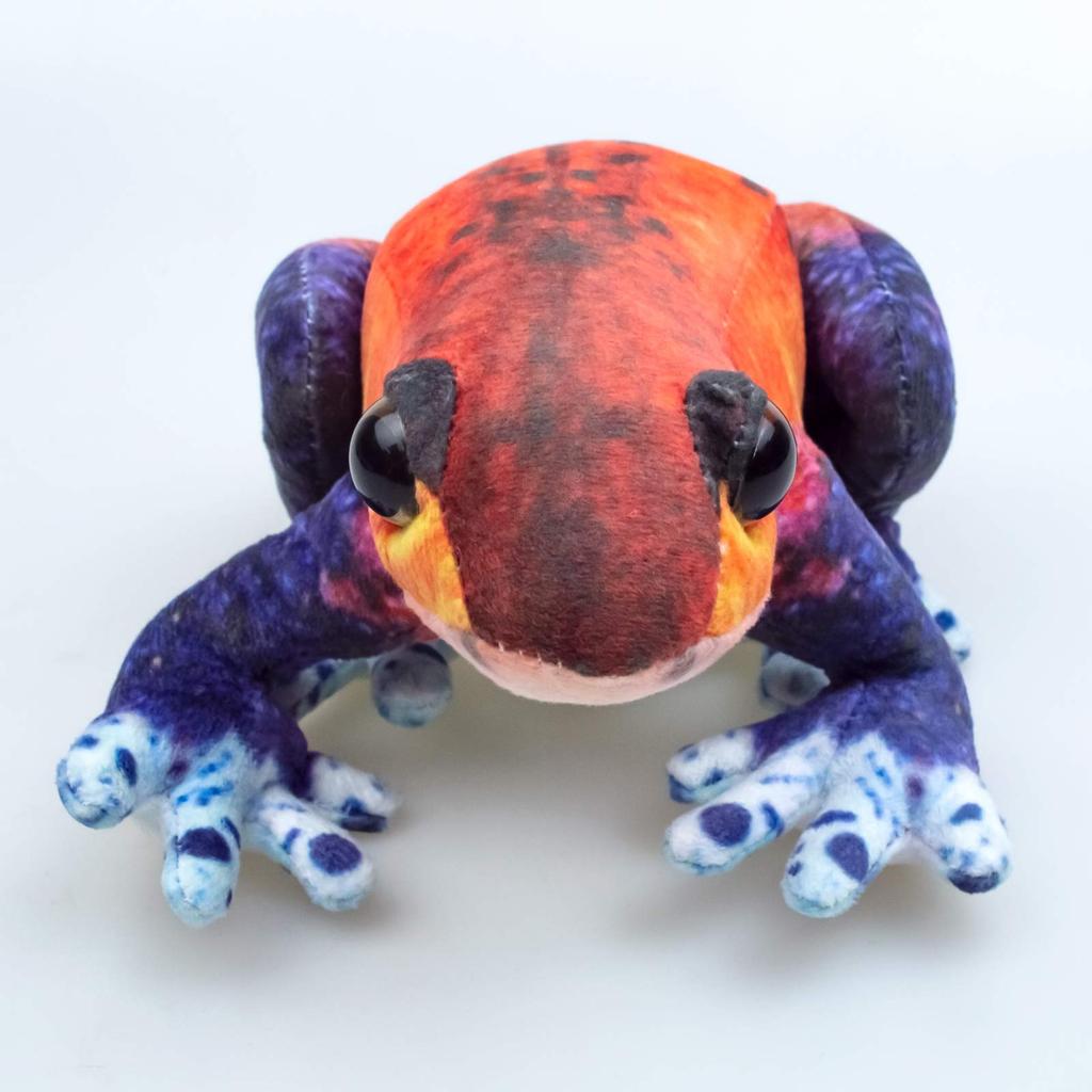 The Access Plush Strawberry Poison Dart Frog Frog Animal Aquarium Toy