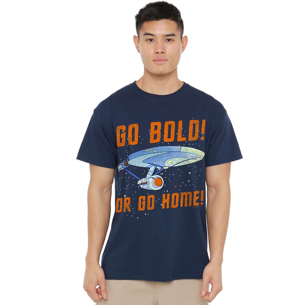 Star Trek Mens Go Bold T-Shirt