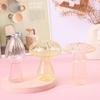 Home Decor Household Mushroom Shape Flower Bottle Aromatherapy Bottle Glass Vase Desktop Ornament