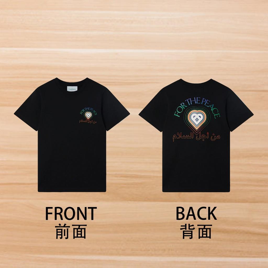 Cross-border foreign trade casablanca Casablanca short-sleeved American tide brand niche loose high street tide brand t-shirt