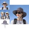 Outdoor Ice Silk Sun Hat With Wide Brim For Summer Beach Water Sports