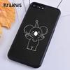 Krajews Cute Cartoon Koala TPU Phone Case Cover For iPhone 17 Air 16 15 14 plus 11 12 13 pro max coque Shell Fundas