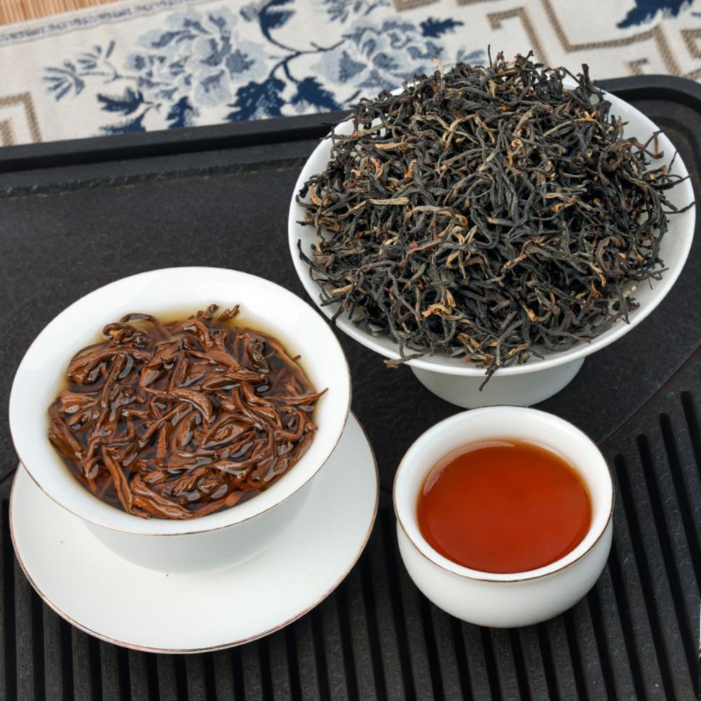 Yunnan Fengqing tea, black tea wholesale ancient tree self-sold tea, gift box gift New Year's goods big golden needle Dianhong tea