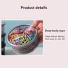 Metal Paperclip Storage Box Round Pin And Thumbtack Storage Box For Office Use