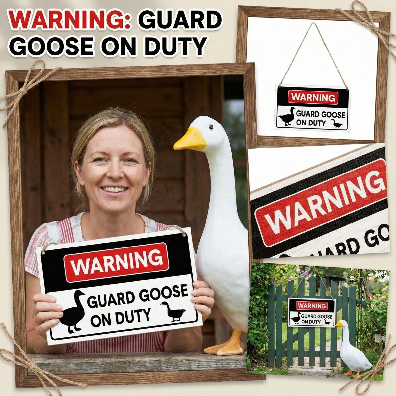 Porch Sign, Guard Duty Sign, Decorative Wooden Crafts, Courtyard Garden Sign, Wooden Plaque One Size