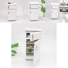 Enchanting White Birch Miniature Kitchen Refrigerator For 112 Dollhouse Decor