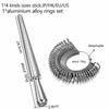 Metal HK/US/JP/UK/EU Ring Sizer Mandrel Rings Size Measure Tool Finger Gauge Kit Jewellery Sizing Tools for Men Women Steel