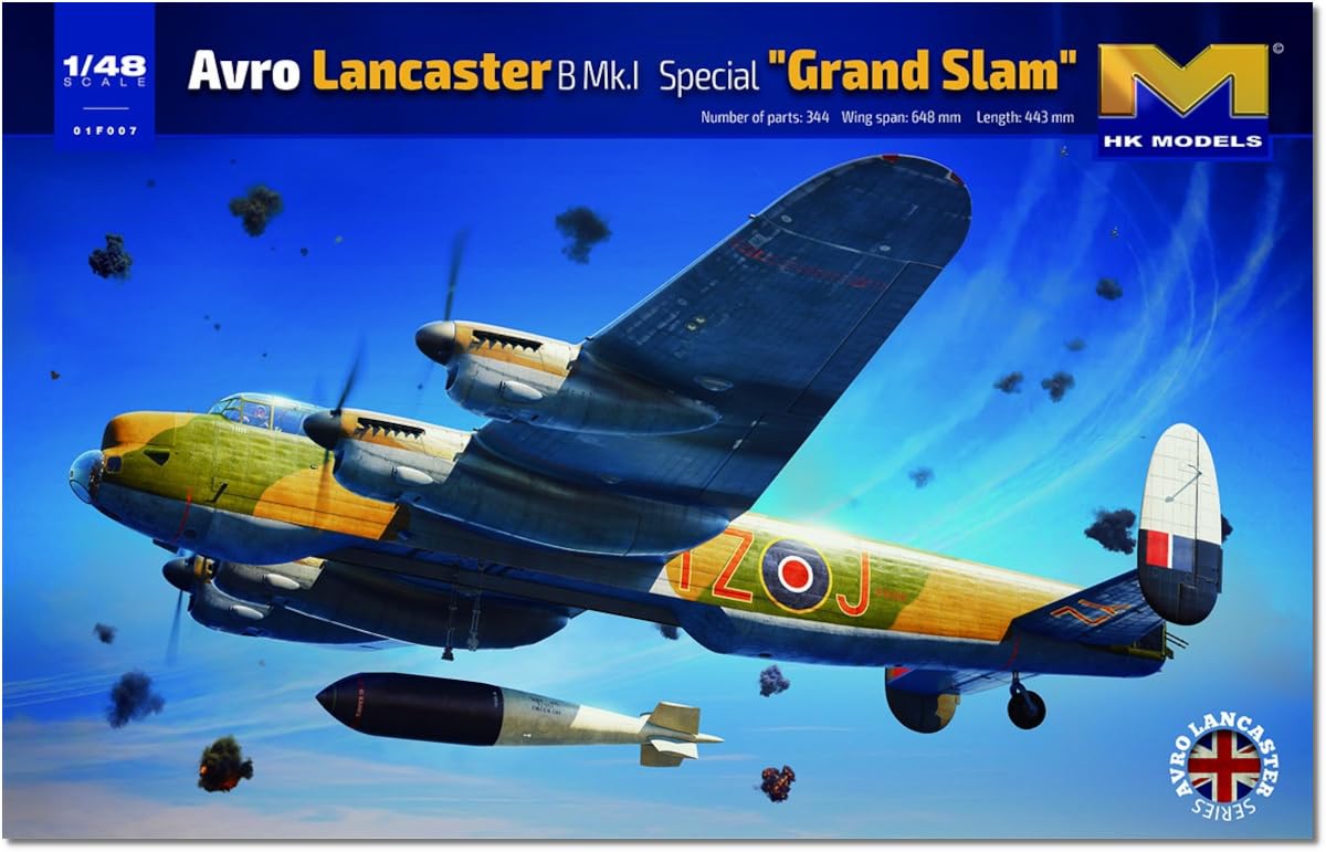 

HK Model 1/48 Avro Lancaster B Mk.I Special Grand Slam Plastic Model 01F007