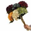 Hydrangea Artificial Single Flower Stem Branch Silk Oil Paiting Hydrangea Plant