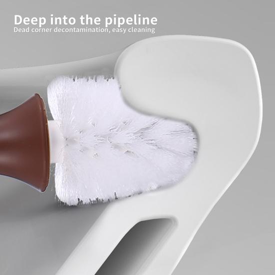 Unique Lovely PP Material Bathroom Cleaning Brush Giraffe Design Dorm Supplies