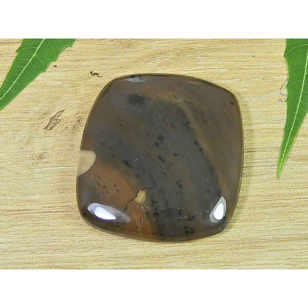 26X50MM Natural Honey Dendrite Octagon Shape Cabochon Loose Gemstone 63Cts. SK-3461